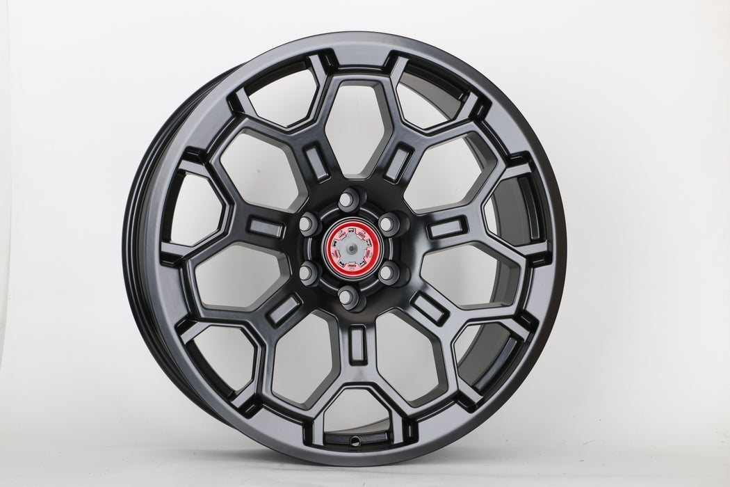 18" Satin Black Pro Style Flow Formed Wheels fits Toyota Tundra Sequoia