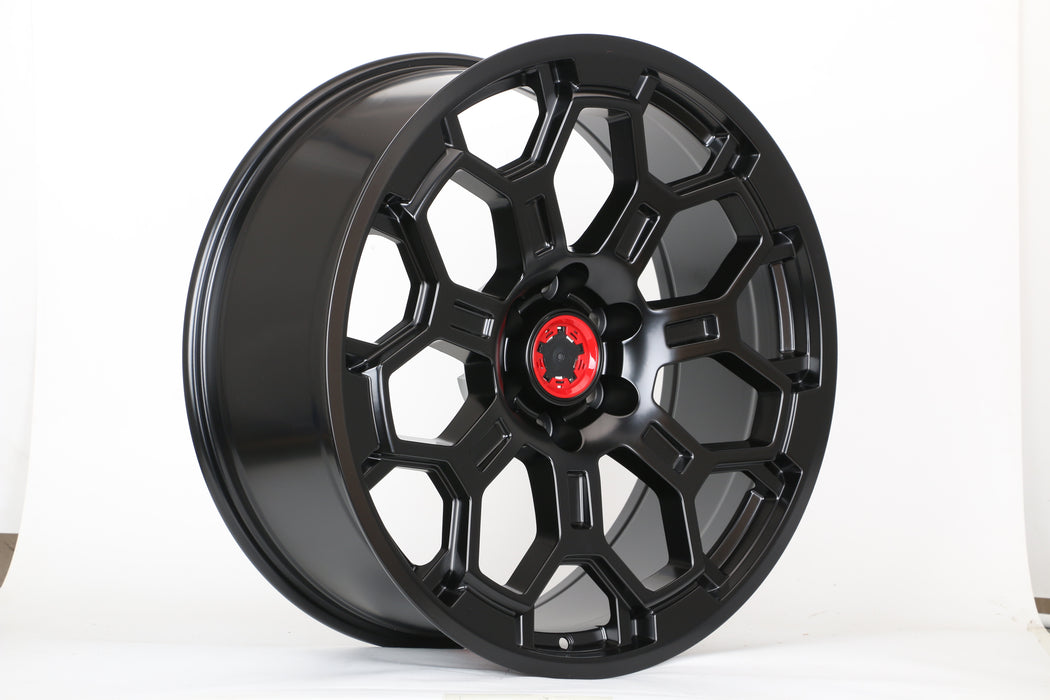 18" Satin Black Pro Style Flow Formed Wheels fits Toyota Tundra Sequoia