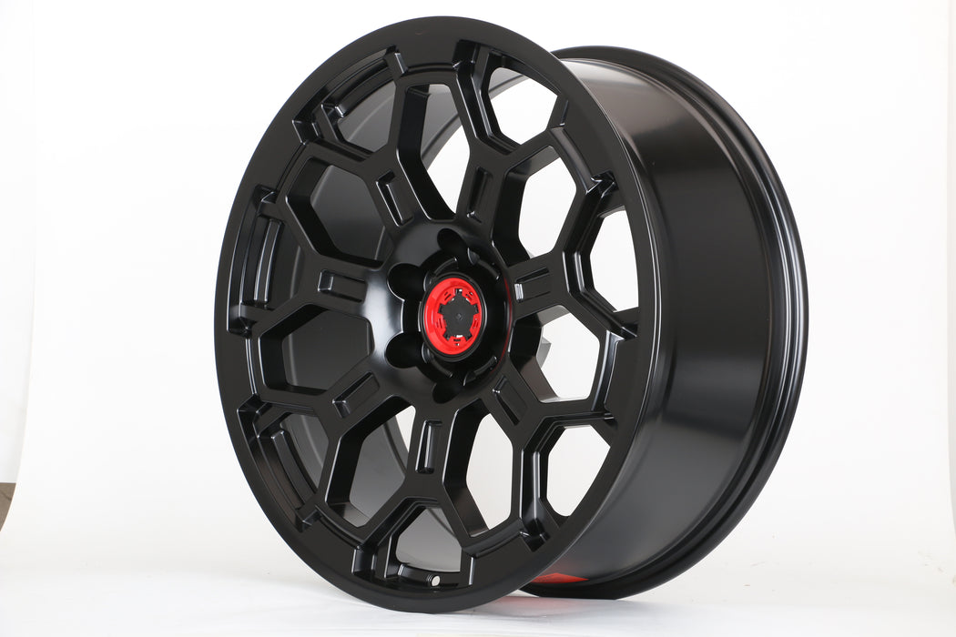 18" Satin Black Pro Style Flow Formed Wheels fits Toyota Tundra Sequoia